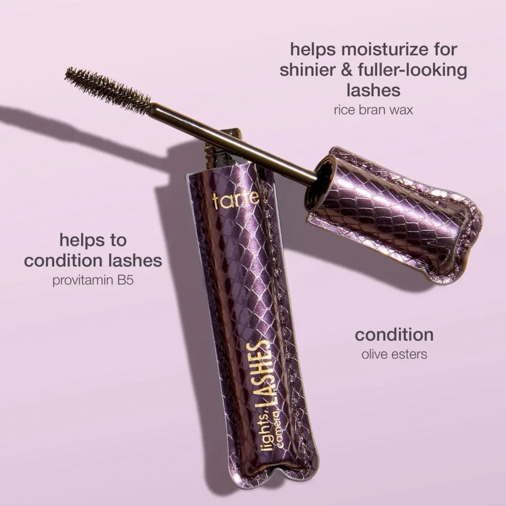 3/$20💗 Tarte Lights Camera Lashes Volumizing Mascara in Black Mini 5 ml